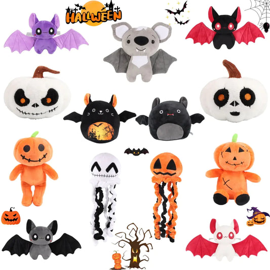 Halloween Plush Pumpkin Bat Jellyfish Decorations